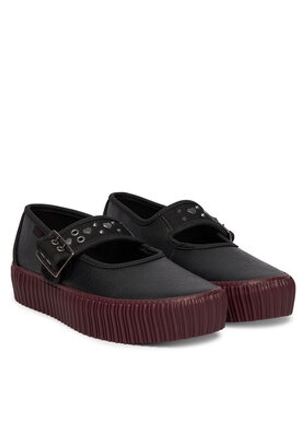 Vans Półbuty Mary Jane Creeper VN000D072Q11 Czarny. Kolor: czarny. Materiał: skóra