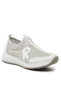 Sneakersy Rieker N5554-81 Weiss. Kolor: biały