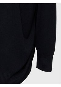 Kontatto Sweter 3M9015 Czarny Relaxed Fit. Kolor: czarny. Materiał: wiskoza #6