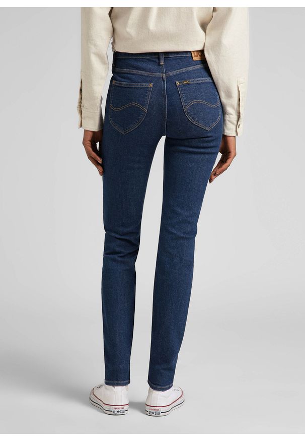 Lee - LEE SCARLETT HIGH DAMSKIE SPODNIE JEANSOWE DARK HYDRO L626FAKQ 112320168