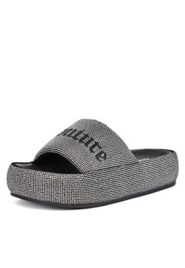 Juicy Couture Klapki WSS21515-04 Czarny. Kolor: czarny. Materiał: materiał