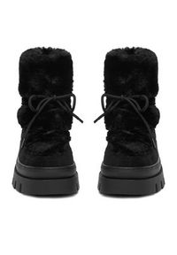 DeeZee Śniegowce HX21069-13 Czarny. Kolor: czarny. Materiał: materiał #4