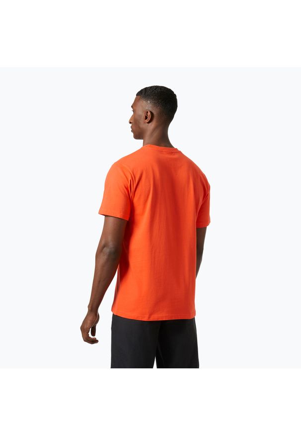 Koszulka męska Helly Hansen HH Box. Kolor: pomarańczowy
