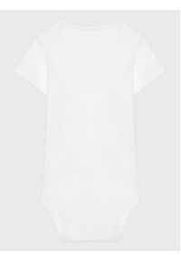 Calvin Klein Jeans Body dziecięce IN0IN00014 Biały Regular Fit. Kolor: biały. Materiał: bawełna