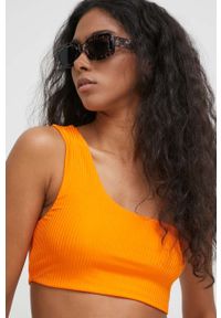 Resume - Résumé dwuczęściowy strój kąpielowy kolor pomarańczowy miękka miseczka. Kolor: pomarańczowy. Materiał: materiał #4