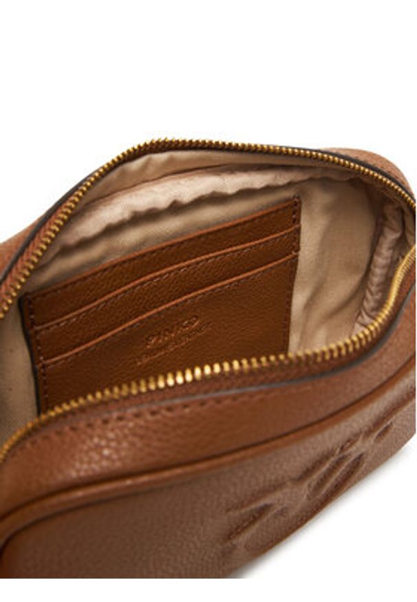 Pinko - PINKO Torebka Pelle Bottalata AI 25-26 PCPL 105354 A29Q Brązowy. Kolor: brązowy. Materiał: skórzane
