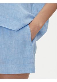 DKNY Piżama YI90054 Błękitny Regular Fit. Kolor: niebieski. Materiał: wiskoza