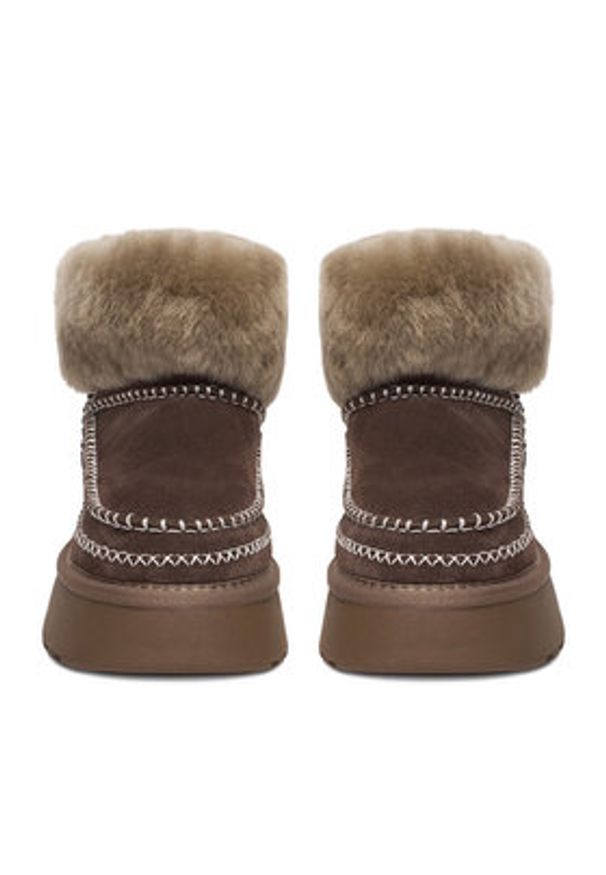 Badura Śniegowce C-IZI-TS6294-01 Brązowy. Kolor: brązowy. Materiał: zamsz, skóra