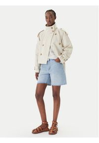 Eleh Szorty jeansowe EL123 Niebieski Regular Fit. Kolor: niebieski. Materiał: bawełna #3