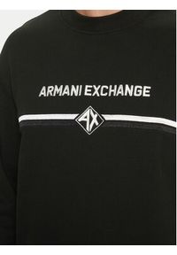 Armani Exchange Bluza XM000226 AF12656 UB001 Czarny Regular Fit. Kolor: czarny. Materiał: bawełna #5