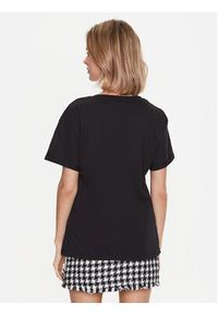 Liu Jo T-Shirt WA3287 J5923 Czarny Regular Fit. Kolor: czarny. Materiał: bawełna #4
