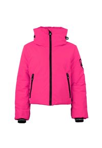 PEAK MOUNTAIN - Kurtka damska zapinana na zamek Peak Mountain. Kolor: różowy. Sezon: zima. Sport: narciarstwo #1