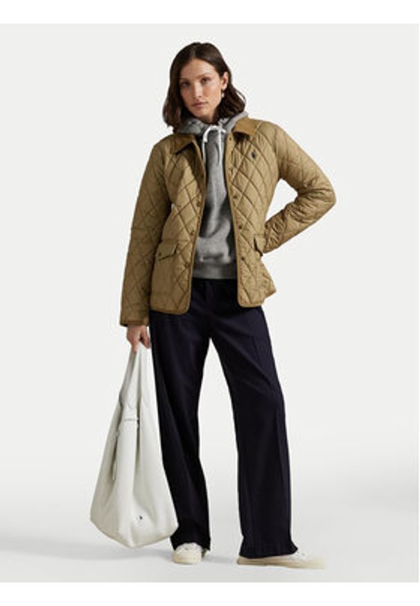 Polo Ralph Lauren Kurtka przejściowa 211965336004 Beżowy Straight Fit. Typ kołnierza: polo. Kolor: beżowy. Materiał: syntetyk
