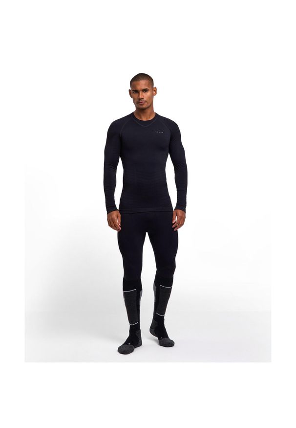 Koszulka z długim rękawem Falke Maximum Warm. Kolor: czarny. Materiał: materiał. Długość rękawa: długi rękaw. Długość: długie