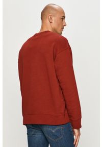 Levi's® - Levi's - Bluza bawełniana. Okazja: na spotkanie biznesowe, na co dzień. Kolor: czerwony. Materiał: bawełna. Wzór: nadruk. Styl: biznesowy, casual #3