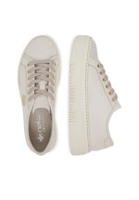 Rieker Sneakersy M1926-80 Biały. Kolor: biały. Materiał: materiał #5