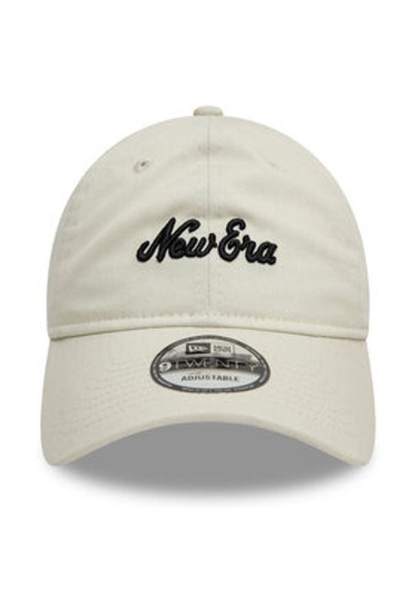 New Era Czapka z daszkiem Contrast Stitch 9TWENTY 60595290 Beżowy. Kolor: beżowy. Materiał: bawełna