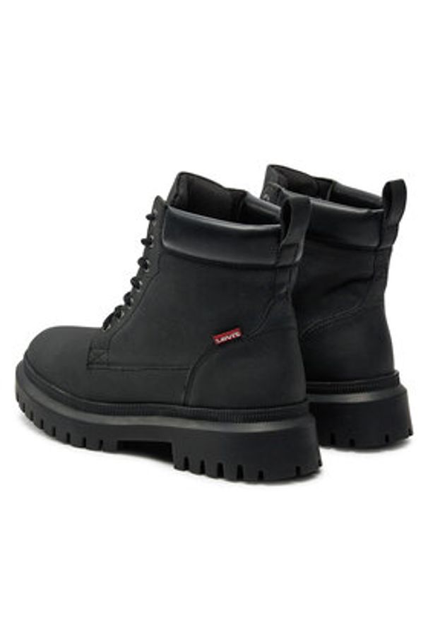 Levi's® Trapery Lennox 235878-794 Czarny. Kolor: czarny. Materiał: skóra