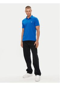 Emporio Armani Underwear Polo 211804 4R482 03233 Niebieski Regular Fit. Typ kołnierza: polo. Kolor: niebieski. Materiał: bawełna #3