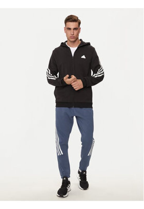 Adidas - adidas Bluza Future Icons 3-Stripes IR9159 Czarny Regular Fit. Kolor: czarny. Materiał: bawełna