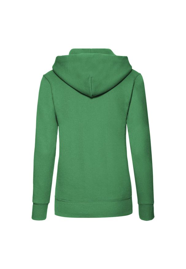 FRUIT OF THE LOOM - Bluza Damska Z Kapturem. Typ kołnierza: kaptur. Kolor: zielony