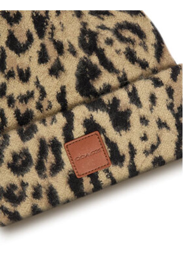 Coach Czapka CCL50 Beżowy. Kolor: beżowy. Materiał: poliamid, nylon