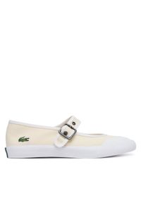 Lacoste Baleriny Mary-J 51SFA0134 Beżowy. Kolor: beżowy. Materiał: materiał #1