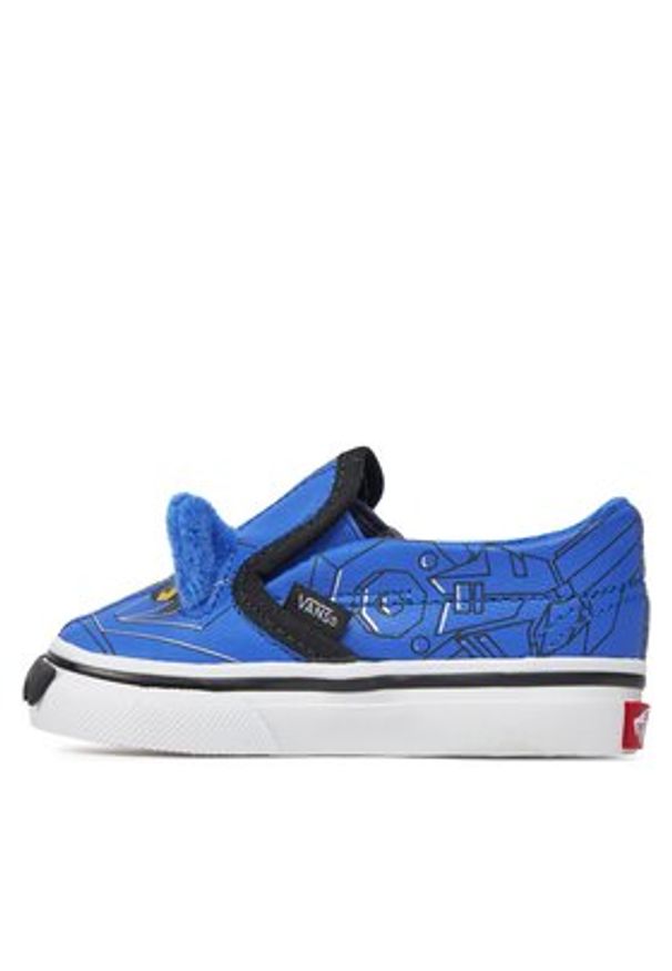 Vans Tenisówki Slip-On V Cyber Wolf VN000BVDY311 Szary. Zapięcie: bez zapięcia. Kolor: szary. Materiał: materiał
