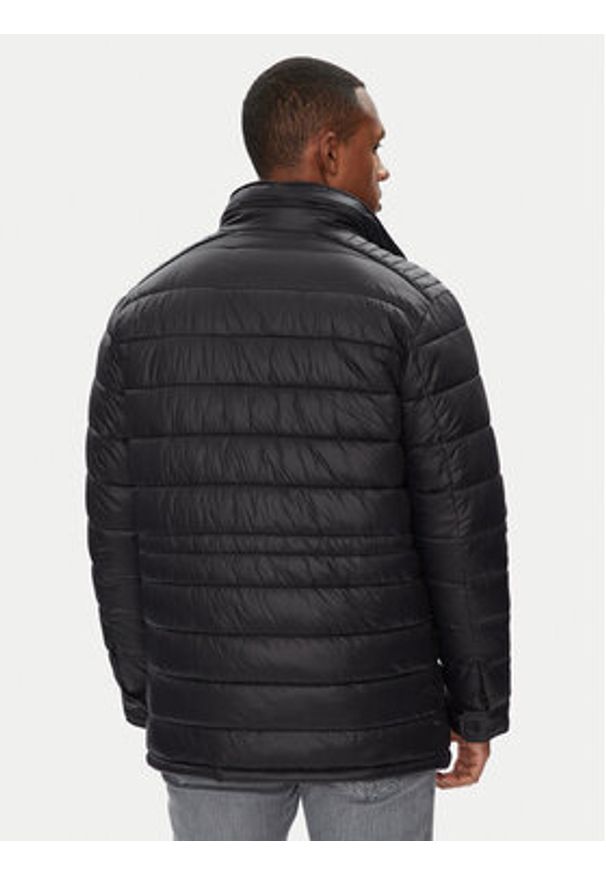 Karl Lagerfeld - KARL LAGERFELD Kurtka przejściowa 505025 553590 Czarny Regular Fit. Typ kołnierza: dekolt w karo. Kolor: czarny. Materiał: syntetyk