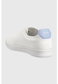 Lacoste sneakersy x Bridgerton Carnaby Piquee kolor biały 45SFA0095. Nosek buta: okrągły. Kolor: biały. Materiał: guma #5