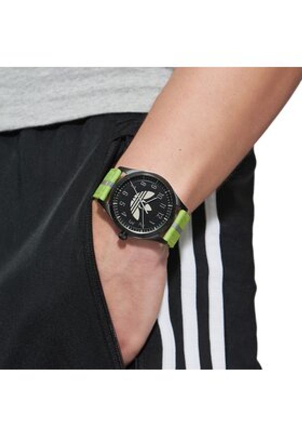 adidas Originals Zegarek Code Four Watch AOSY23040 Czarny. Kolor: czarny