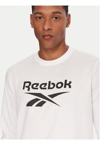 Reebok Longsleeve RK25138CCM Biały Regular Fit. Kolor: biały. Materiał: bawełna. Długość rękawa: długi rękaw #3