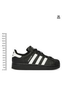 Adidas - adidas Sneakersy Superstar II C JH9981 Czarny. Kolor: czarny. Materiał: skóra. Model: Adidas Superstar #8
