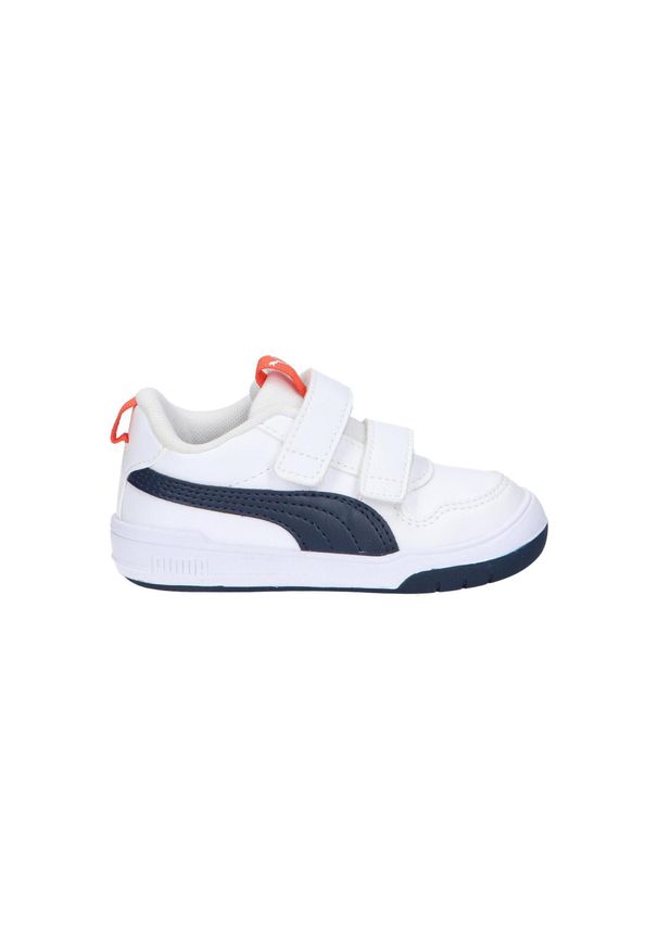 Buty sportowe Casual Dziecięce Puma Multiflex SL V Niebieski. Okazja: na co dzień. Kolor: biały. Sport: turystyka piesza