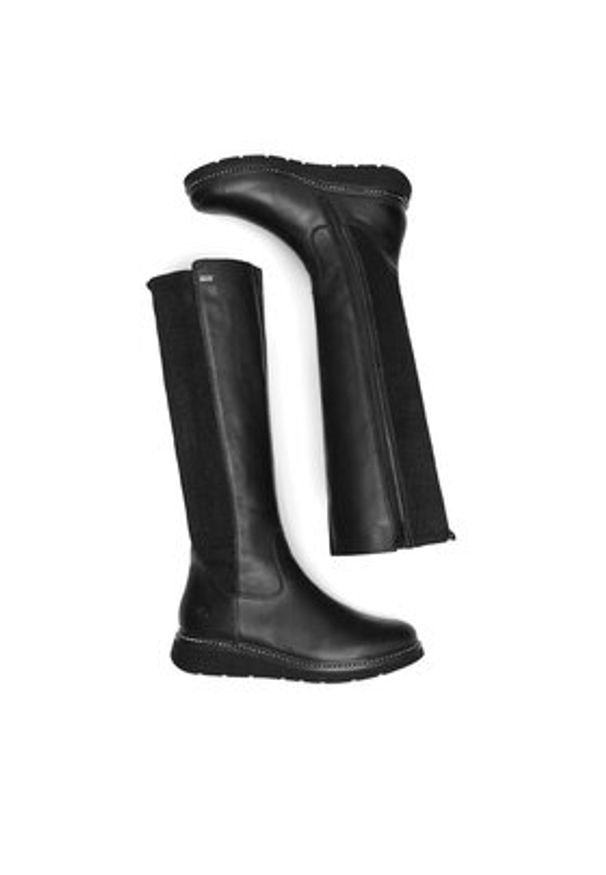 Remonte Oficerki D3975-01 Czarny. Kolor: czarny. Materiał: skóra