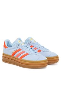 Adidas - adidas Sneakersy Gazelle Bold JR5950 Błękitny. Kolor: niebieski. Materiał: zamsz, skóra. Model: Adidas Gazelle #5
