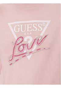 Guess Bluza W5GQ05 KB683 Różowy Regular Fit. Kolor: różowy. Materiał: syntetyk #4