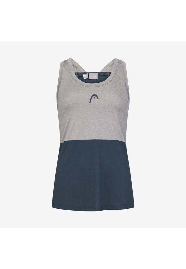 Head - Koszulka bez rękawów damska PADEL Tech Tank Top. Kolor: niebieski, szary, wielokolorowy. Materiał: jersey, materiał. Długość rękawa: bez rękawów