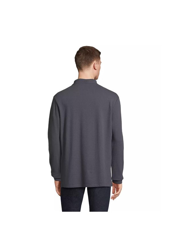 SOL'S - Koszulka polo z długim rękawem Sol's Pacific. Typ kołnierza: polo. Kolor: szary. Długość rękawa: długi rękaw. Długość: długie