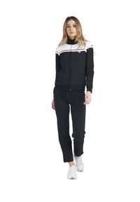 LEONE 1947 APPAREL - Damski dres Chic Active ze stójką i zamkiem błyskawicznym. Kolor: czarny. Materiał: dresówka. Sport: fitness