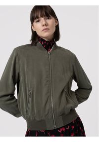 Hugo Kurtka bomber Agesa-1 50449569 Zielony Regular Fit. Kolor: zielony. Materiał: lyocell