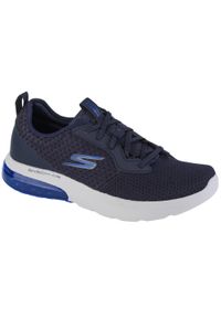 skechers - Buty sportowe Sneakersy męskie, Skechers Go Walk Air 2.0 – Crosser. Zapięcie: sznurówki. Kolor: niebieski. Materiał: tkanina, materiał. Szerokość cholewki: normalna. Sport: turystyka piesza