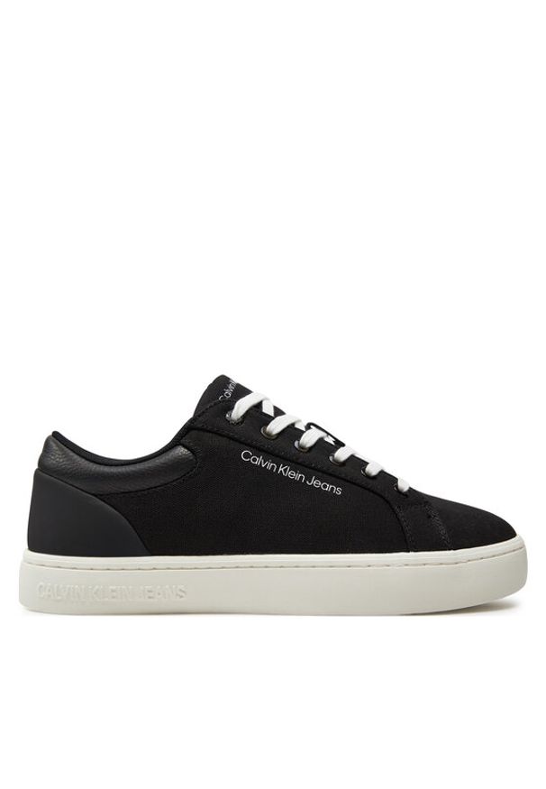Calvin Klein Jeans Sneakersy Classic Cupsole Low Lth In Dc YM0YM00976 Czarny. Kolor: czarny. Materiał: materiał