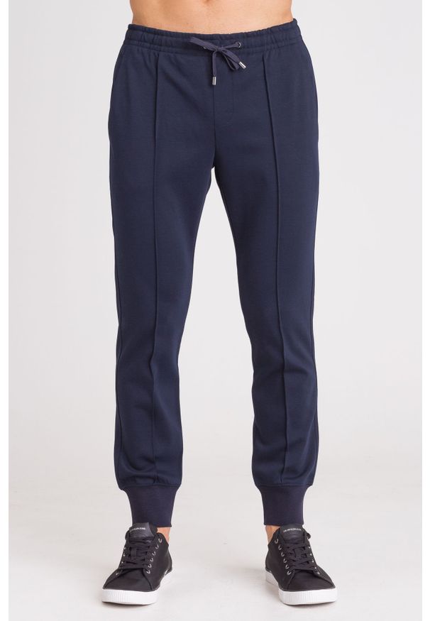 Niebieskie spodnie dresowe Emporio Armani