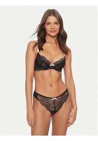 Gossard Stringi Superboost Lace 7716 Czarny. Kolor: czarny. Materiał: syntetyk