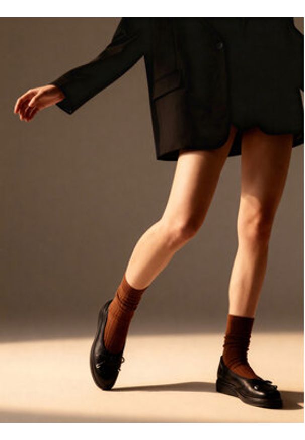 Go Soft Baleriny CEO-RST-9229-01 Czarny. Kolor: czarny. Materiał: skóra