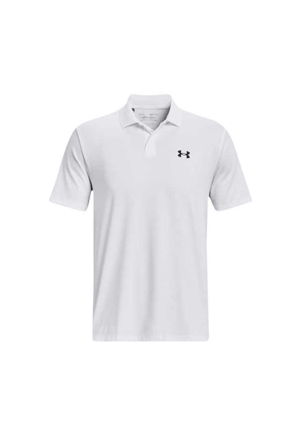 Polo Under Armour Performance 3.0. Typ kołnierza: polo. Kolor: szary, biały, wielokolorowy