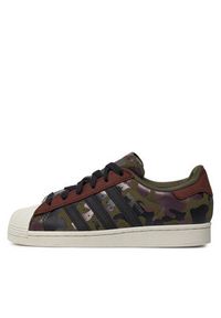 Adidas - adidas Sneakersy Superstar HQ8866 Khaki. Kolor: brązowy. Materiał: zamsz, skóra. Model: Adidas Superstar #5
