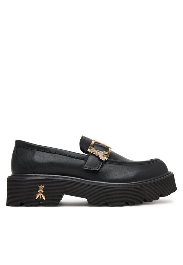 Loafersy Patrizia Pepe. Kolor: czarny