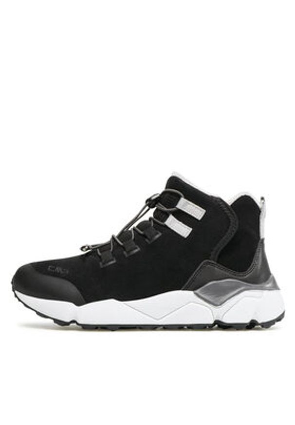 CMP Botki Yumala Wmn Lifestyle Shoes 31Q4996 Czarny. Kolor: czarny. Materiał: skóra, zamsz